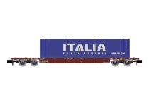 Arnold HN6656 - N - Containertragwagen Sgnss, 45` Container Italia, FS, Ep. VI